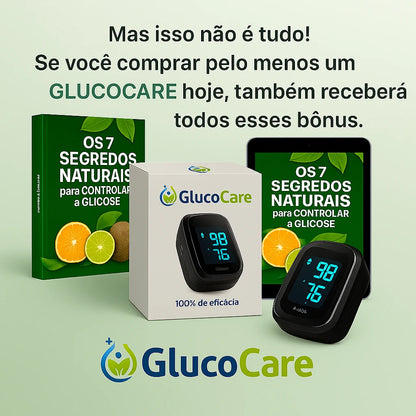 GlucoCare™ 3 em 1 Medidor de Glicose Sem Dor + Colesterol + Pressão Arterial + ENVIO GRATIS